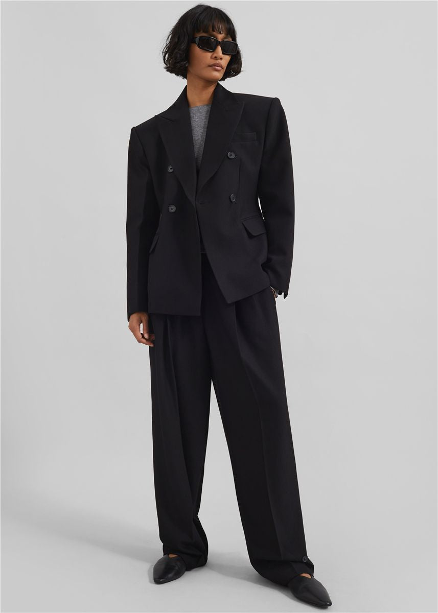 Doyer Pleated Trousers-THE FRANKIE SHOP-Verso