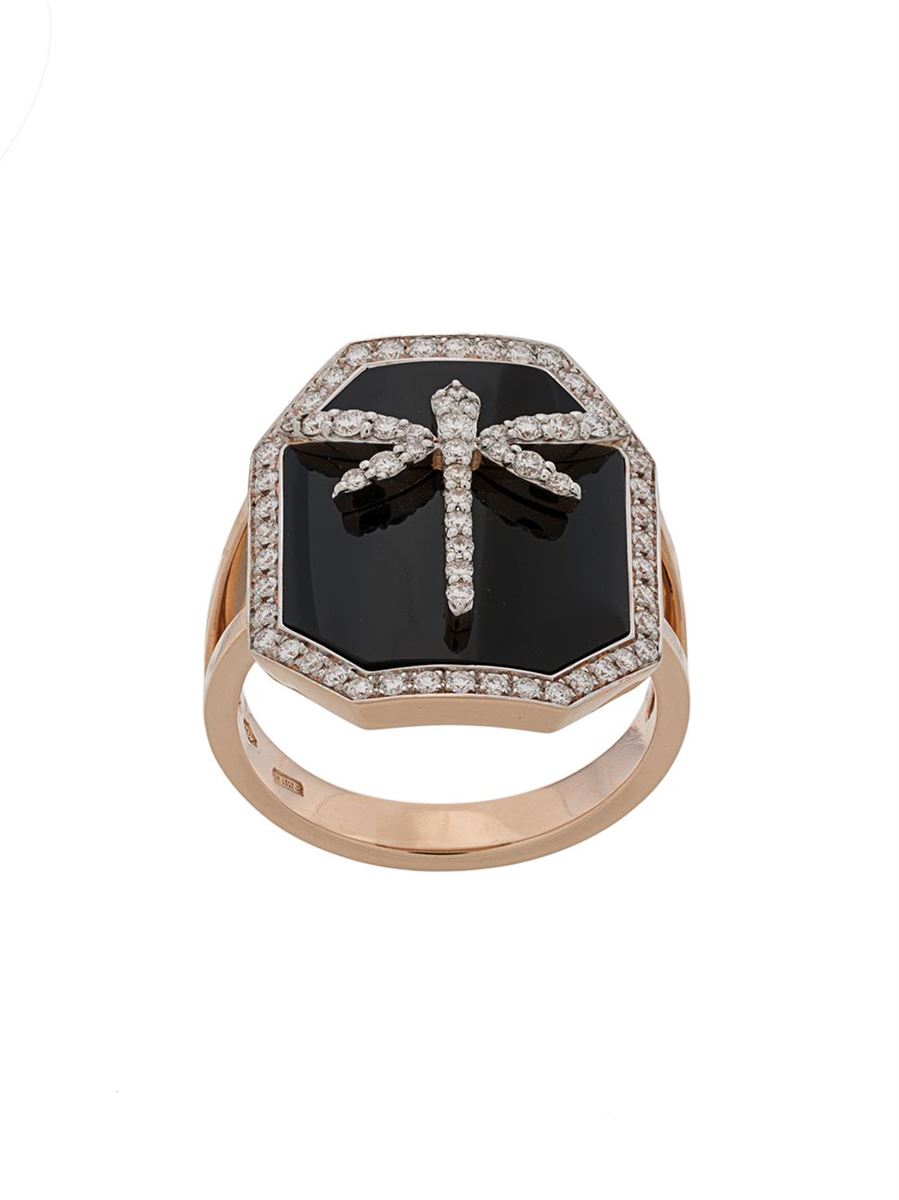 DRAGONFLY MEDALLION RING - ANAPSARA - Verso