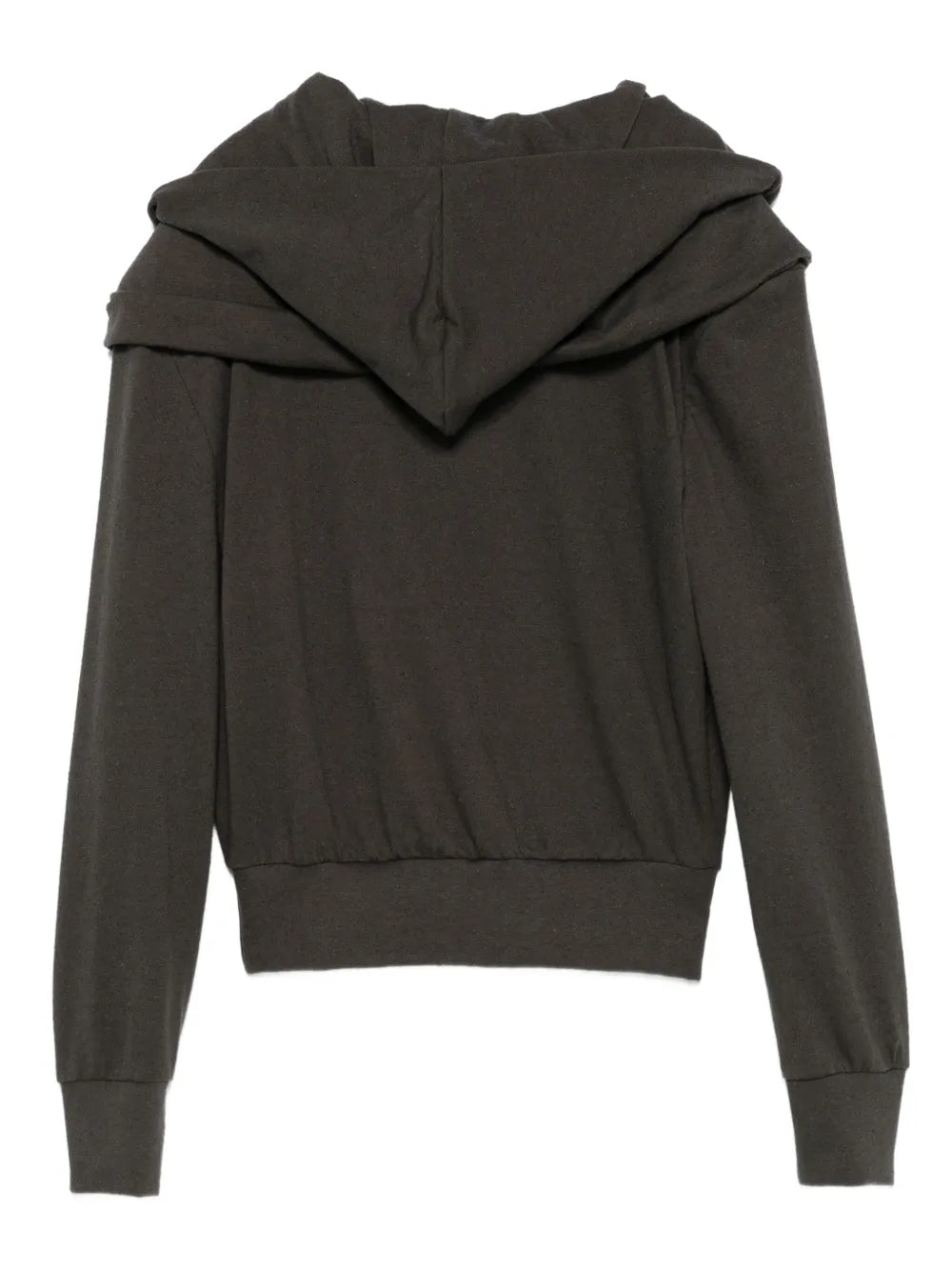 Draped-neck tie-neck sweatshirt-MAGDA BUTRYM-Verso