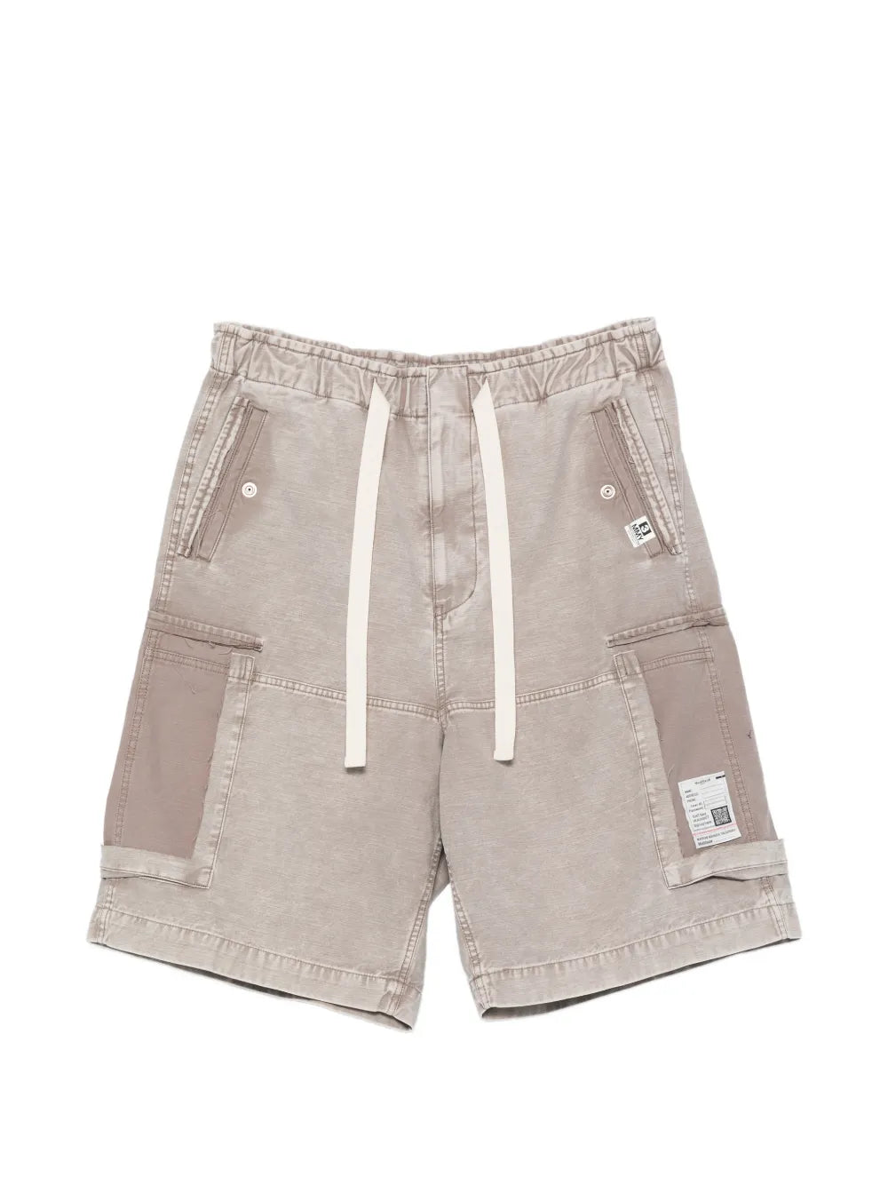 Drawstring cargo shorts-MAISON MIHARA YASUHIRO-308665-46-Verso