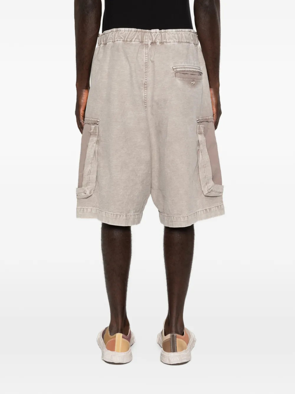Drawstring cargo shorts-MAISON MIHARA YASUHIRO-Verso