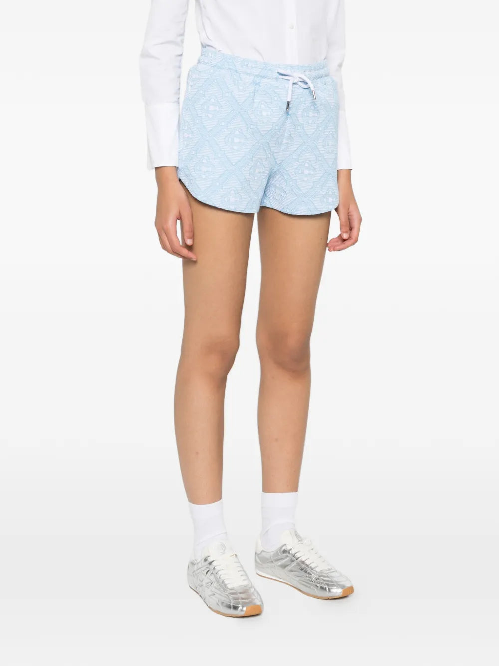 Drawstring pattern shorts-CASABLANCA-Verso