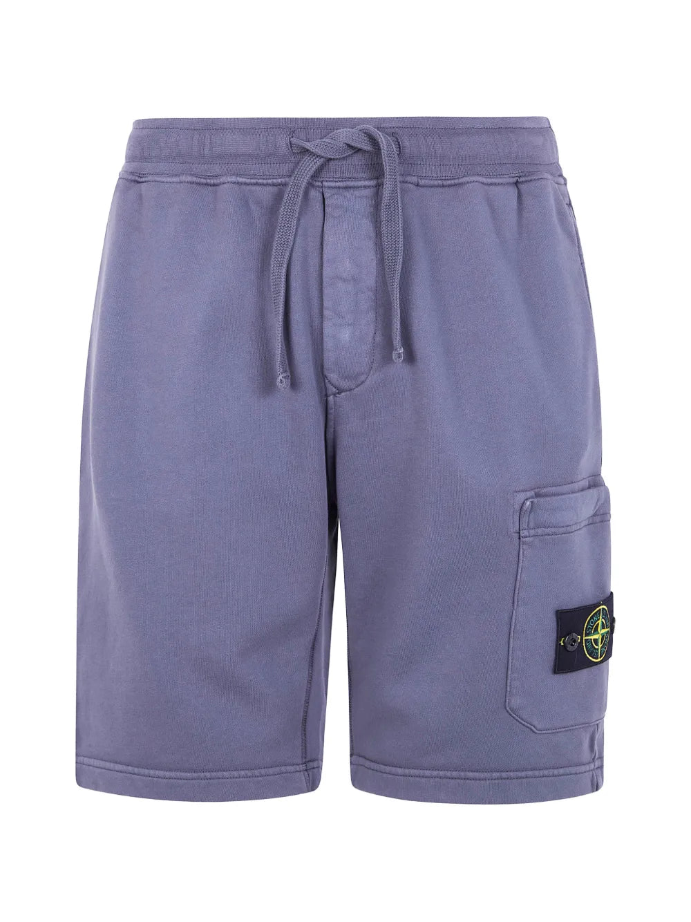 Drawstring track shorts-STONE ISLAND-Verso