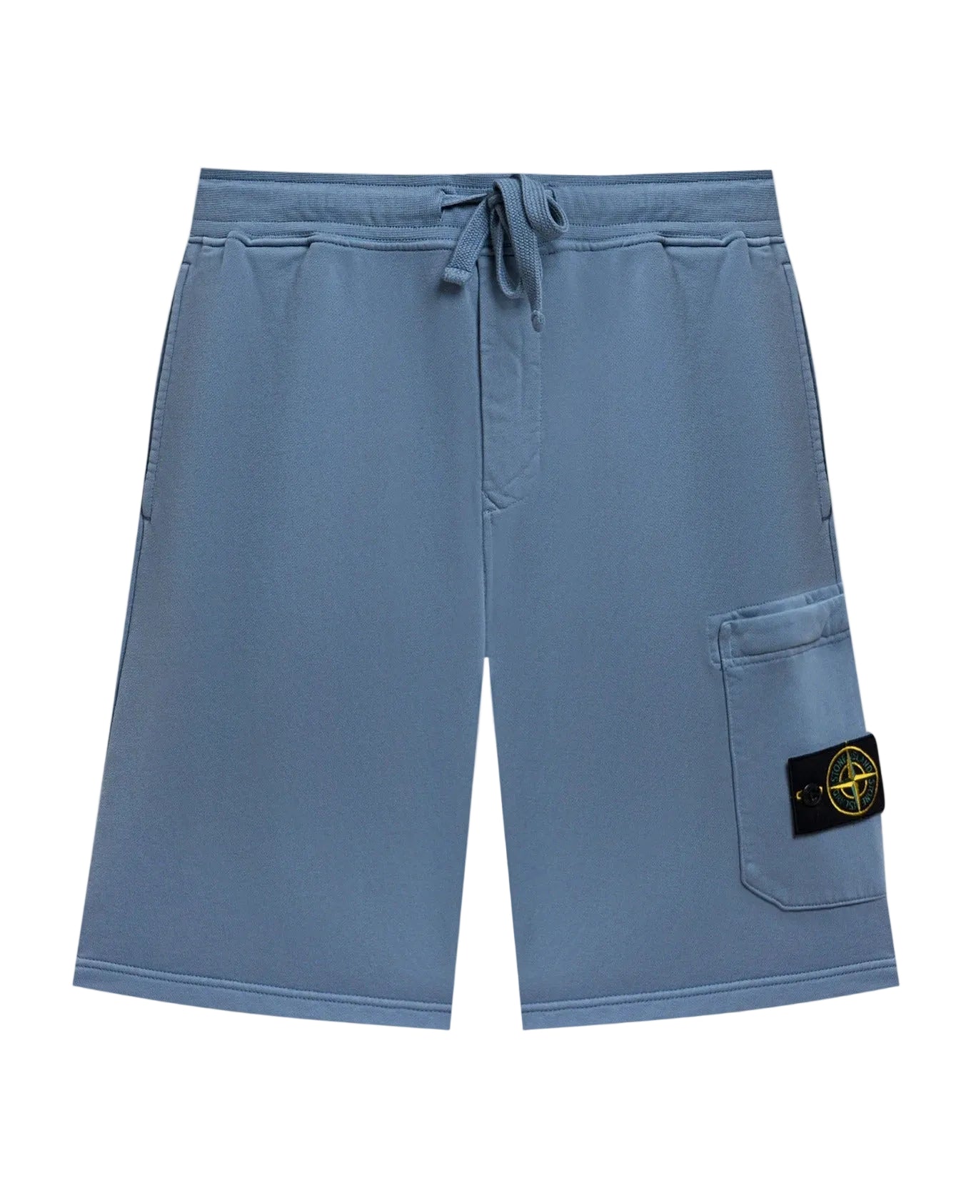 Drawstring Track Shorts-STONE ISLAND-Verso