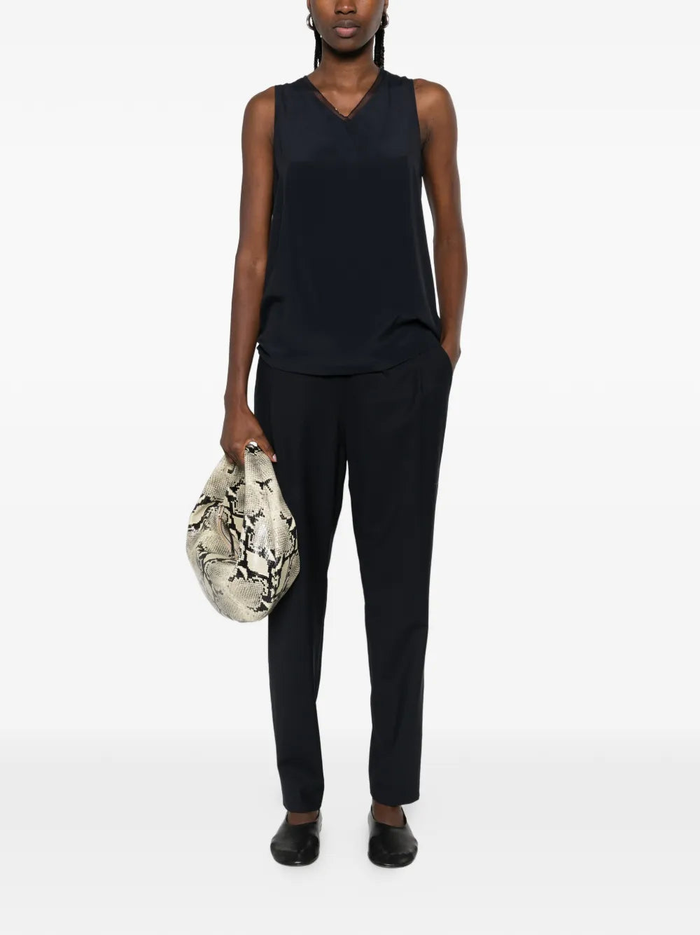 Drawstring Trousers-FABIANA FILIPPI-Verso