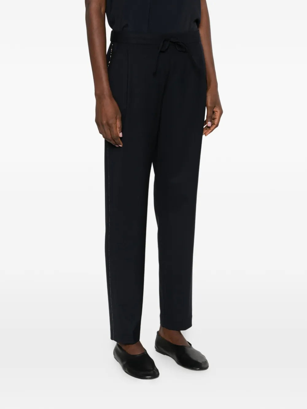 Drawstring Trousers-FABIANA FILIPPI-Verso