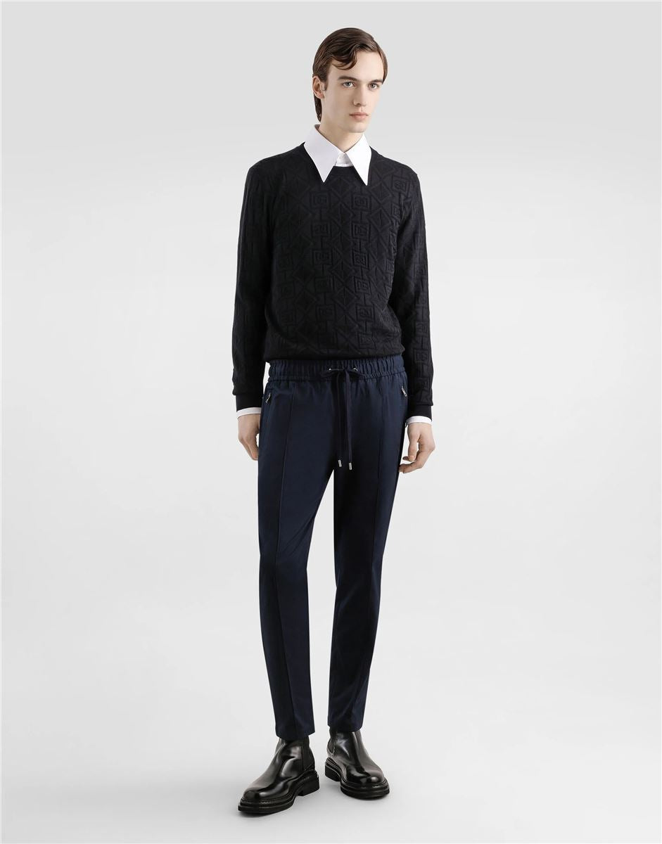 Drawstring-waist trousers-DOLCE & GABBANA-Verso