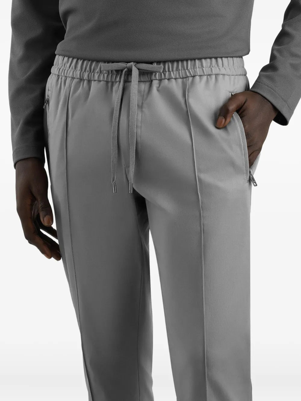 Drawstring-waist Trousers-DOLCE & GABBANA-Verso