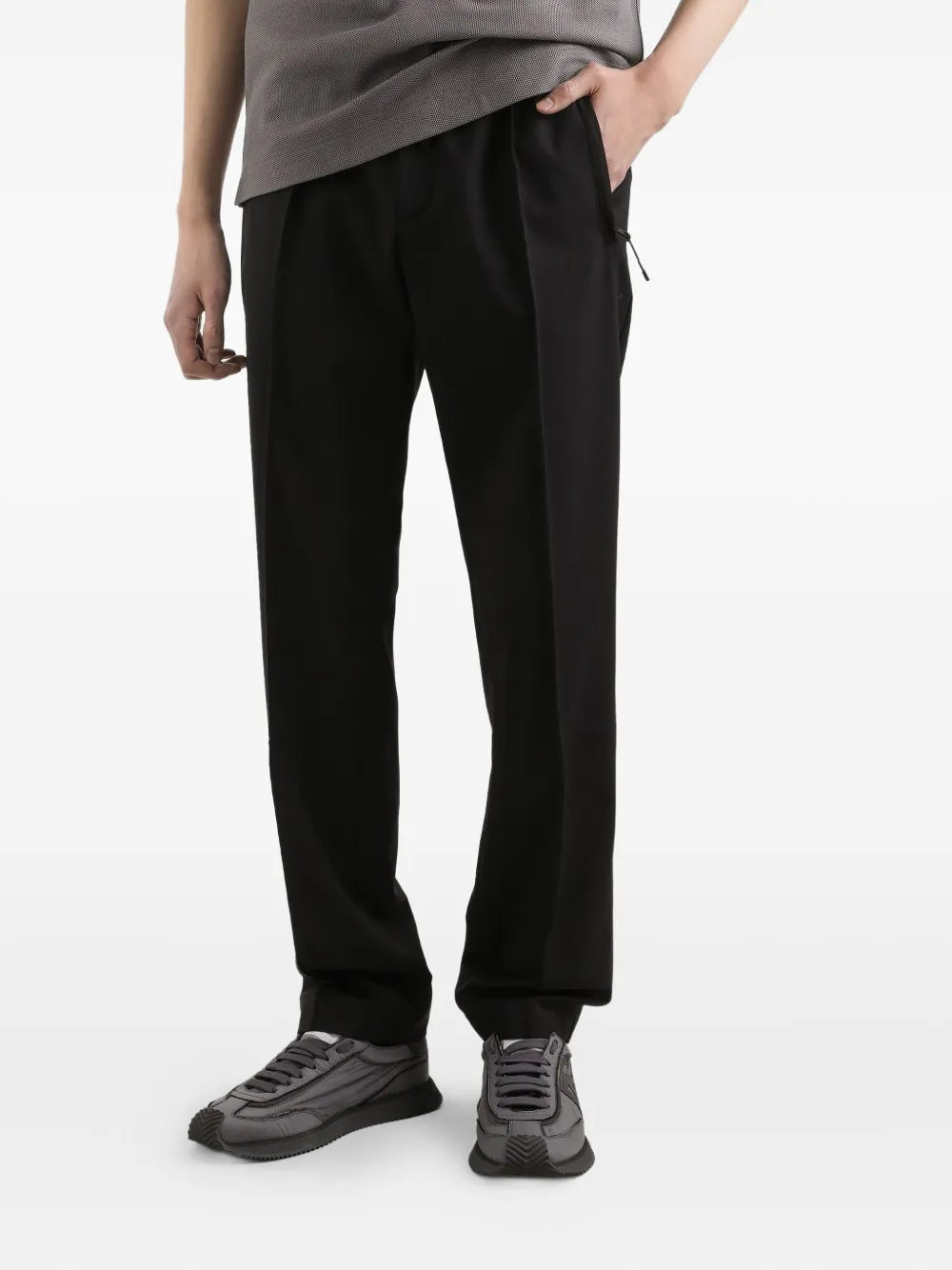 Drawstring-waist trousers-DOLCE & GABBANA-Verso