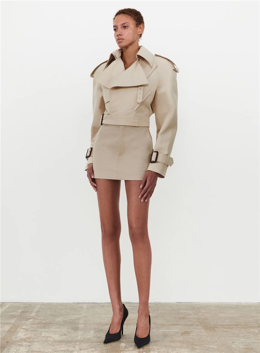 Drill perfecto trench-WARDROBE NYC-Verso