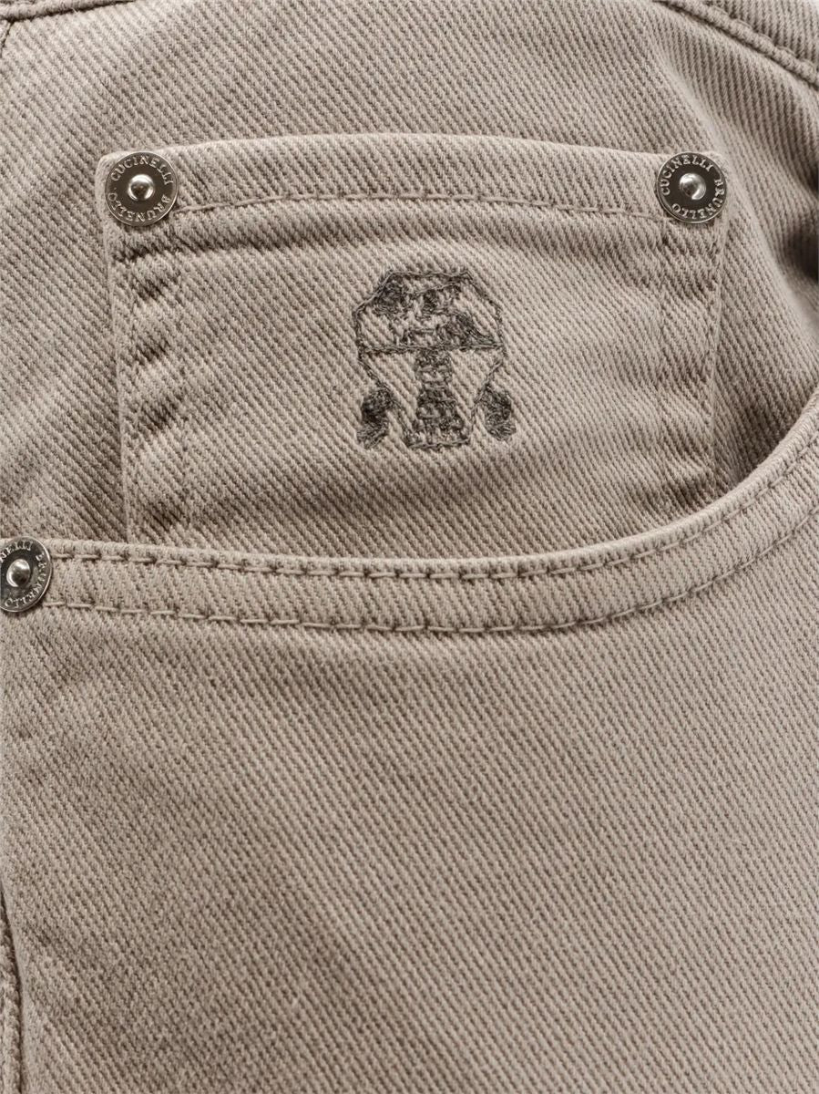 Dyed jeans-BRUNELLO CUCINELLI-Verso