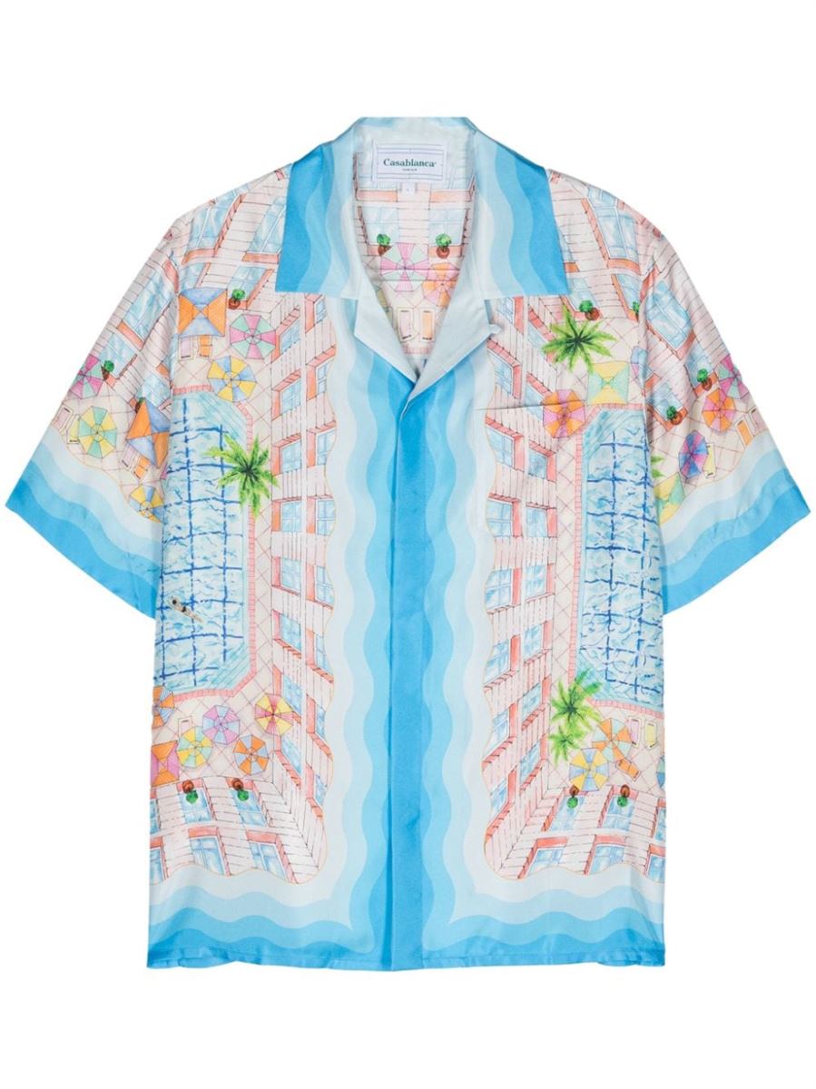 LE PLONGEON SILK SHIRT CASABLANCA