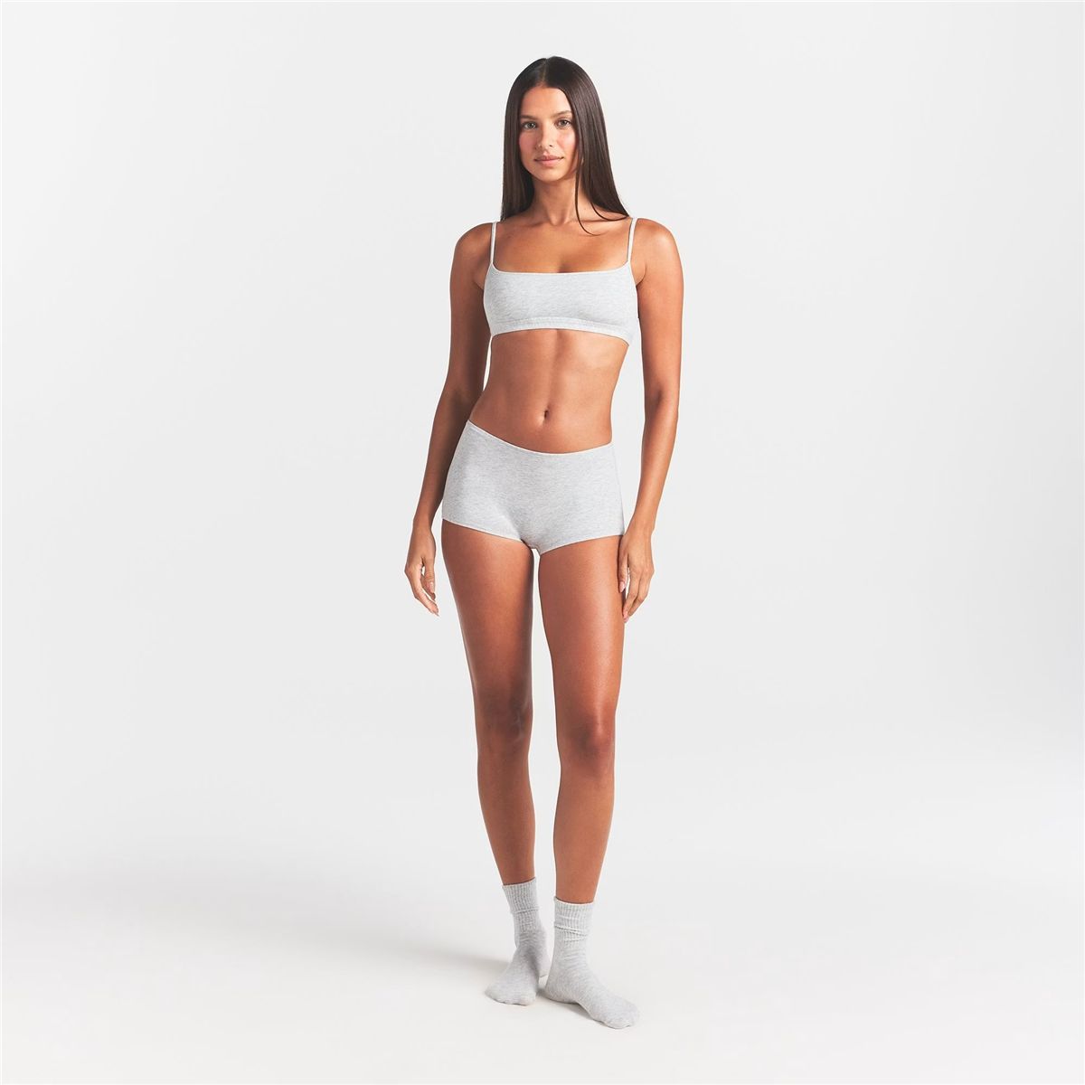Everyday cotton scoop bralette-SKIMS-Verso