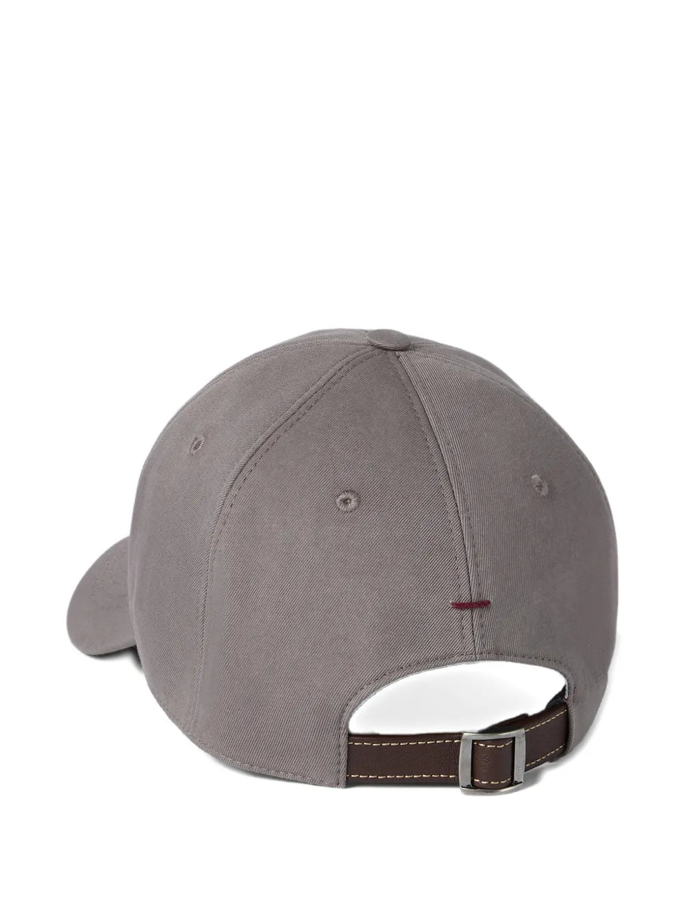 Garment-dyed embroidered logo baseball cap