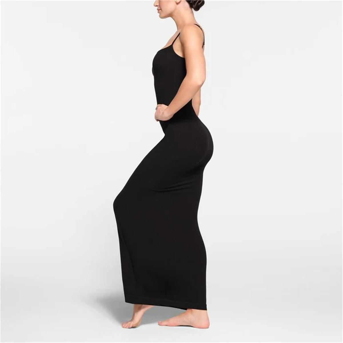Soft Lounge Long Slip Dress-SKIMS-Verso