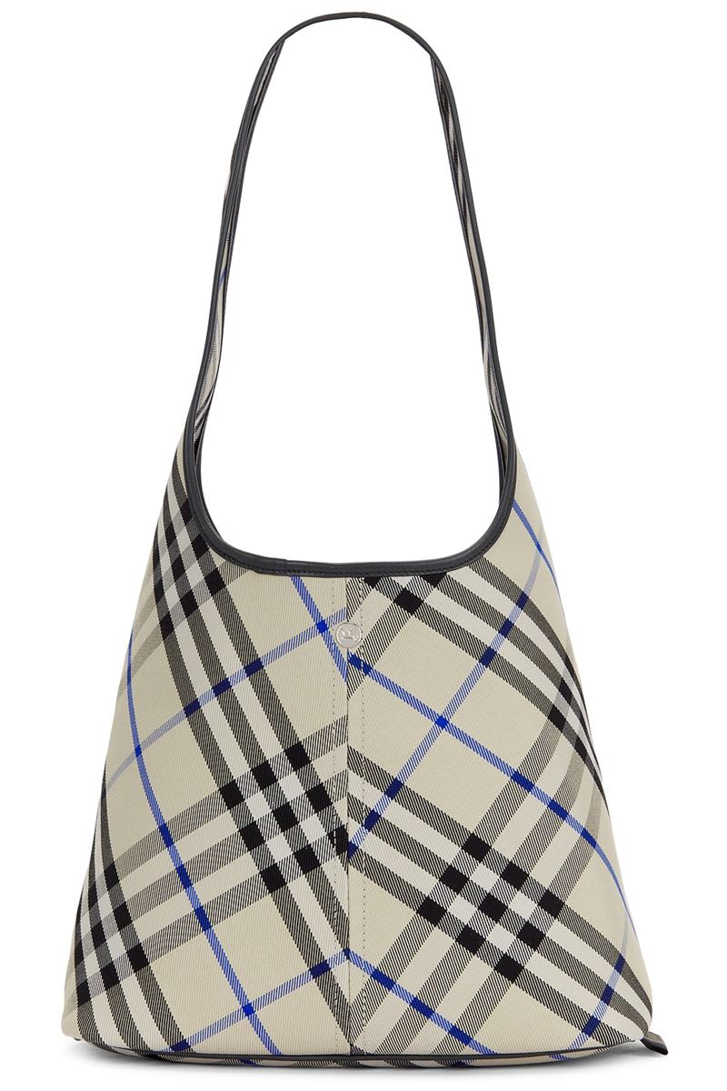 GREY SHOULDER BAG KNIT SMALL -  BURBERRY -  Verso