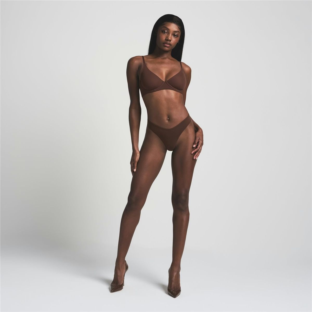 Fits Everybody Unlined Demi Bra-SKIMS-Verso