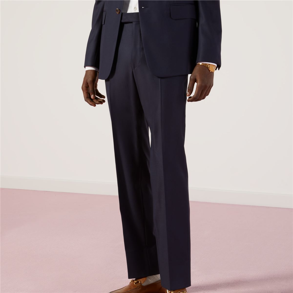 STRAIGHT FIT WOOL SUIT - GUCCI - Verso