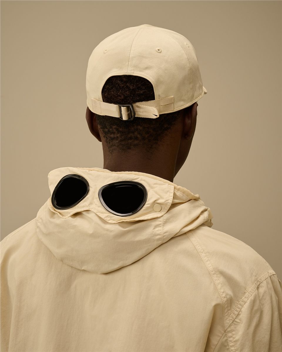 Gabardine contrast cap-C.P. COMPANY-Verso