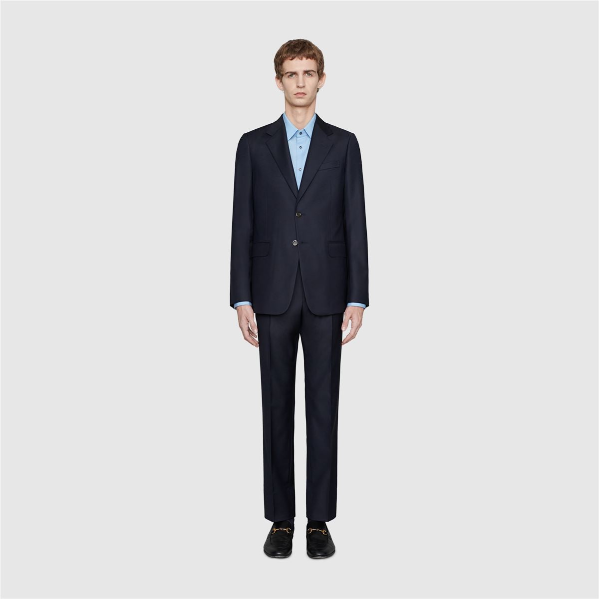STRAIGHT FIT WOOL SUIT - GUCCI - Verso