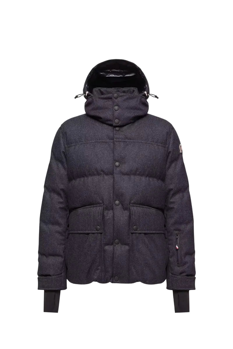 Servance wool denim hooded down ski jacket-MONCLER-313411-2-Verso