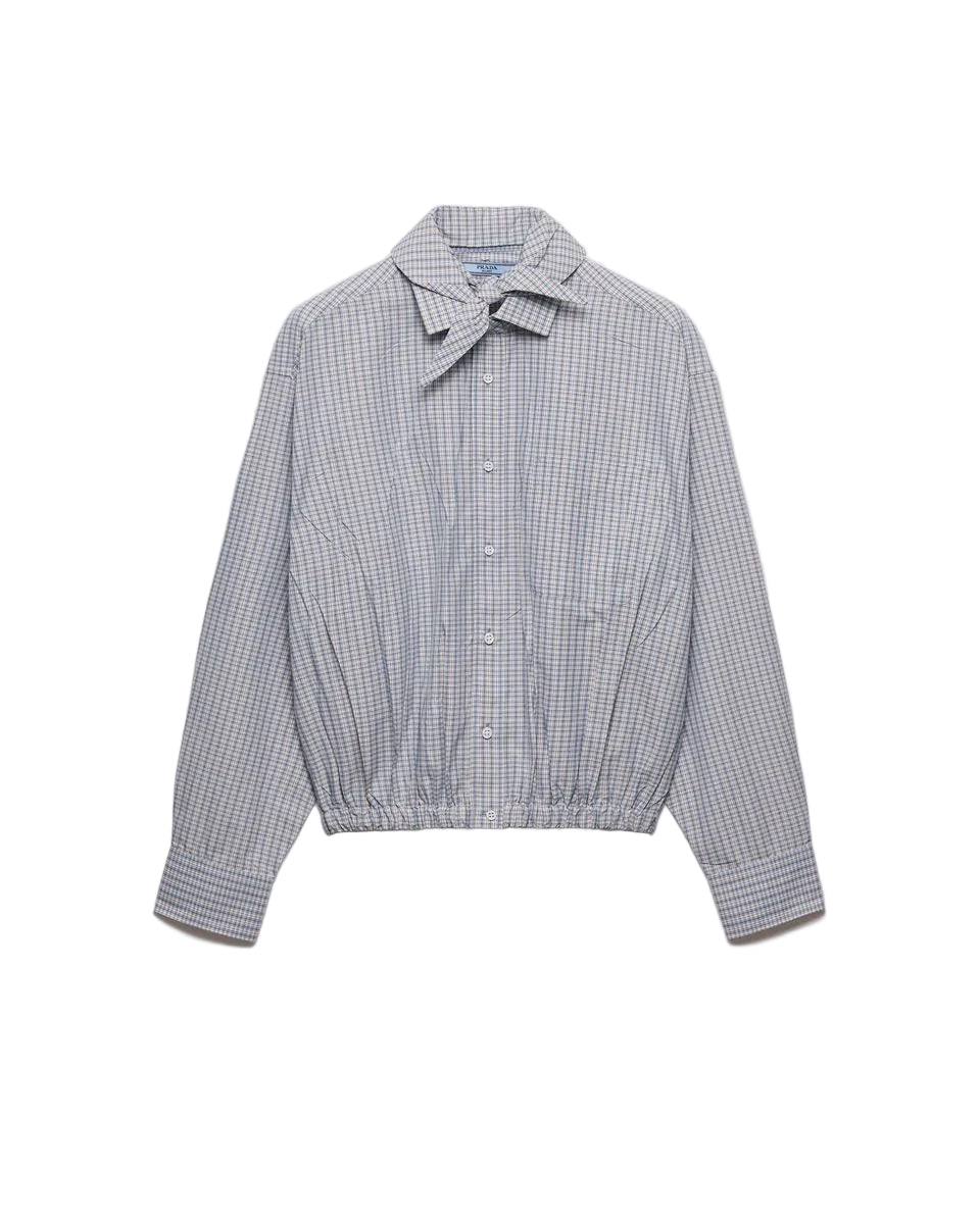 Madras fabric shirt