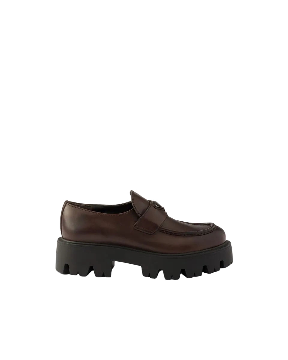 Leather loafers