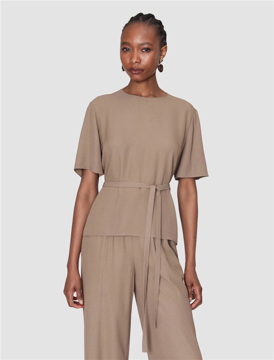 Atheris crepe blouse-JOSEPH-Verso