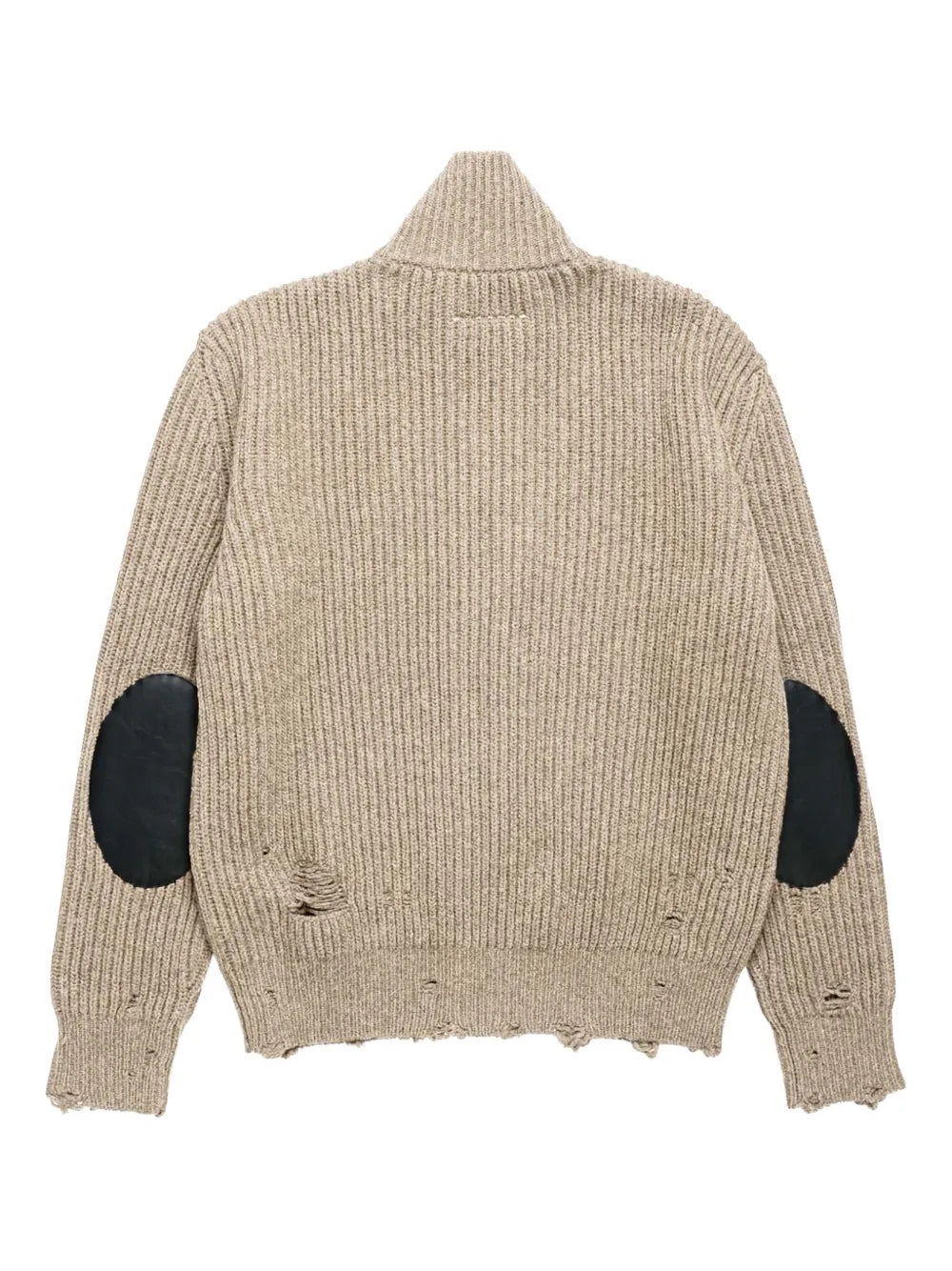 Elbow-patch cardigan-MM6-Verso