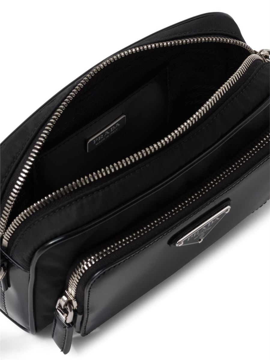 BANDOLERA TRIANGLE-LOGO MESSENGER BAG PRADA