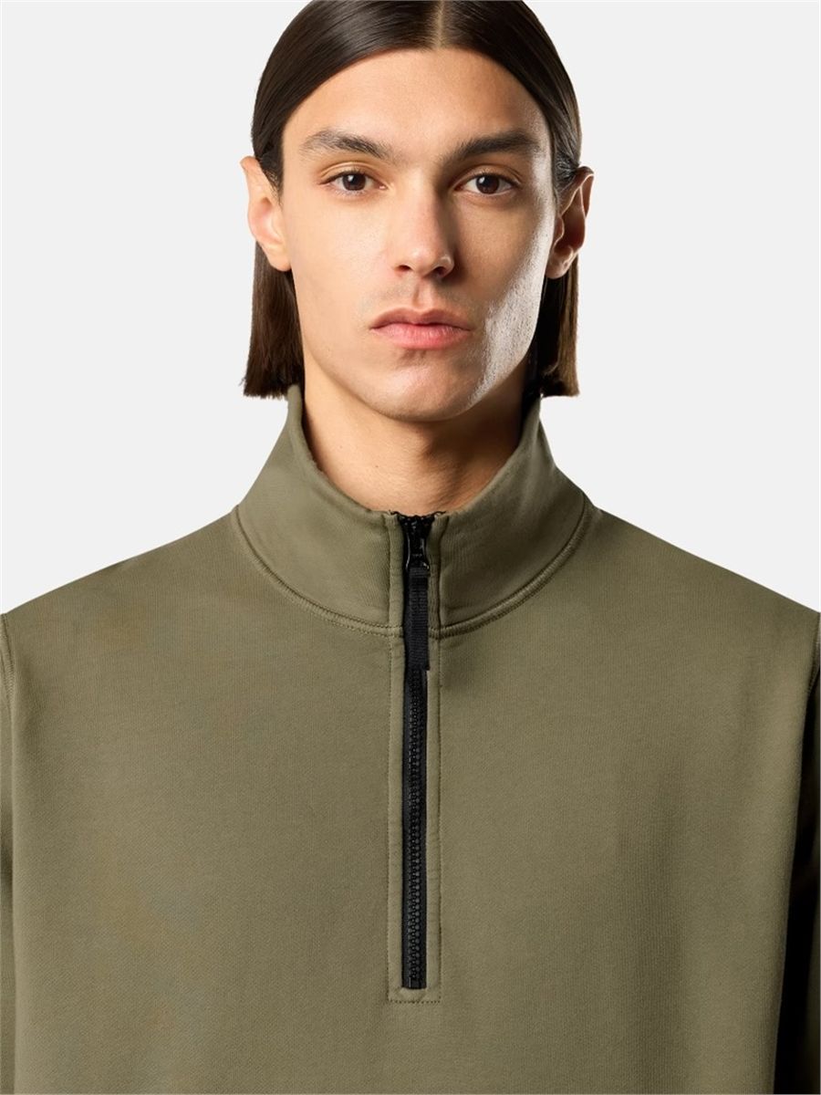 Regular-fit half-zip sweatshirt