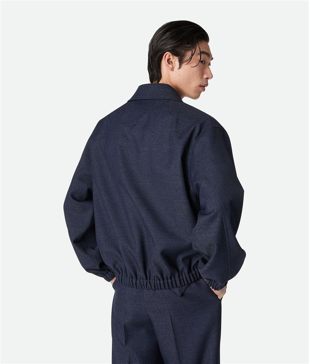 MELANGE WOOL BLOUSON