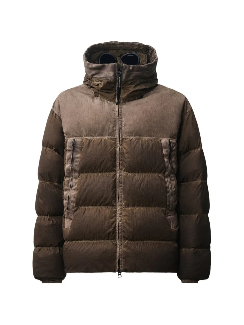 Eco-chrome r mixed goggle down jacket-C.P. COMPANY-313152-S-Verso