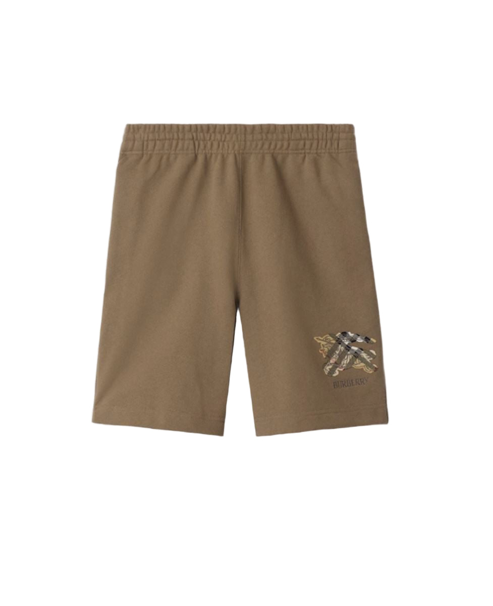 ekd check cotton shorts-BURBERRY-Verso