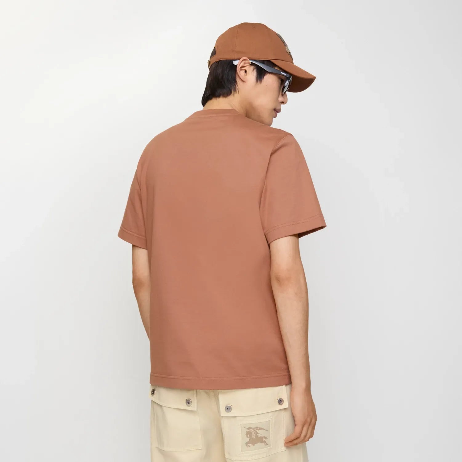Ekd ombré cotton t-shirt-BURBERRY-Verso