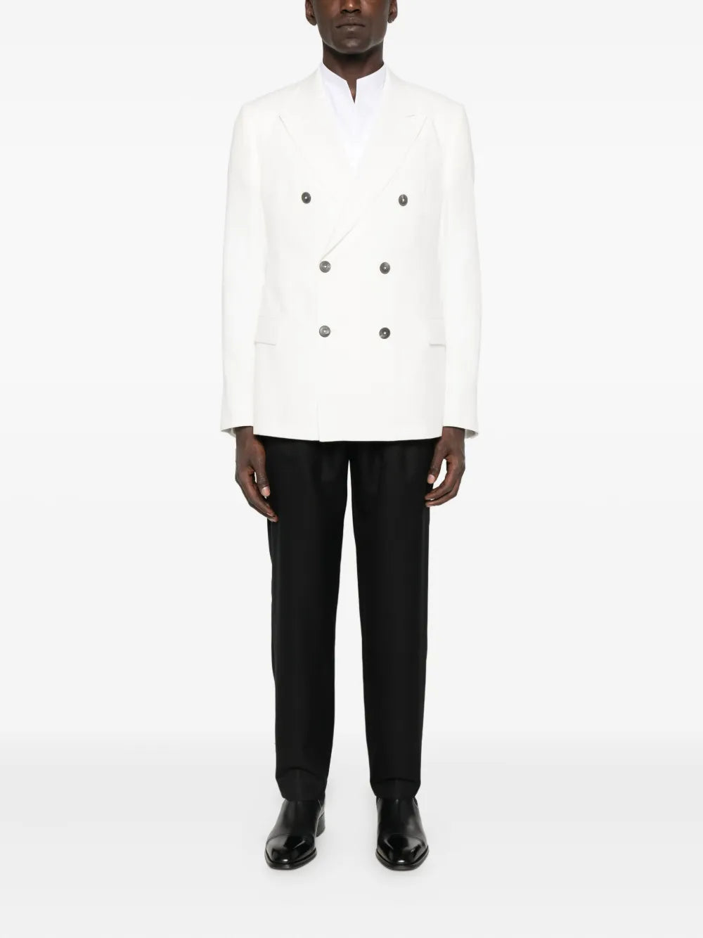 Elastic-waistband Trousers-DOLCE & GABBANA-Verso