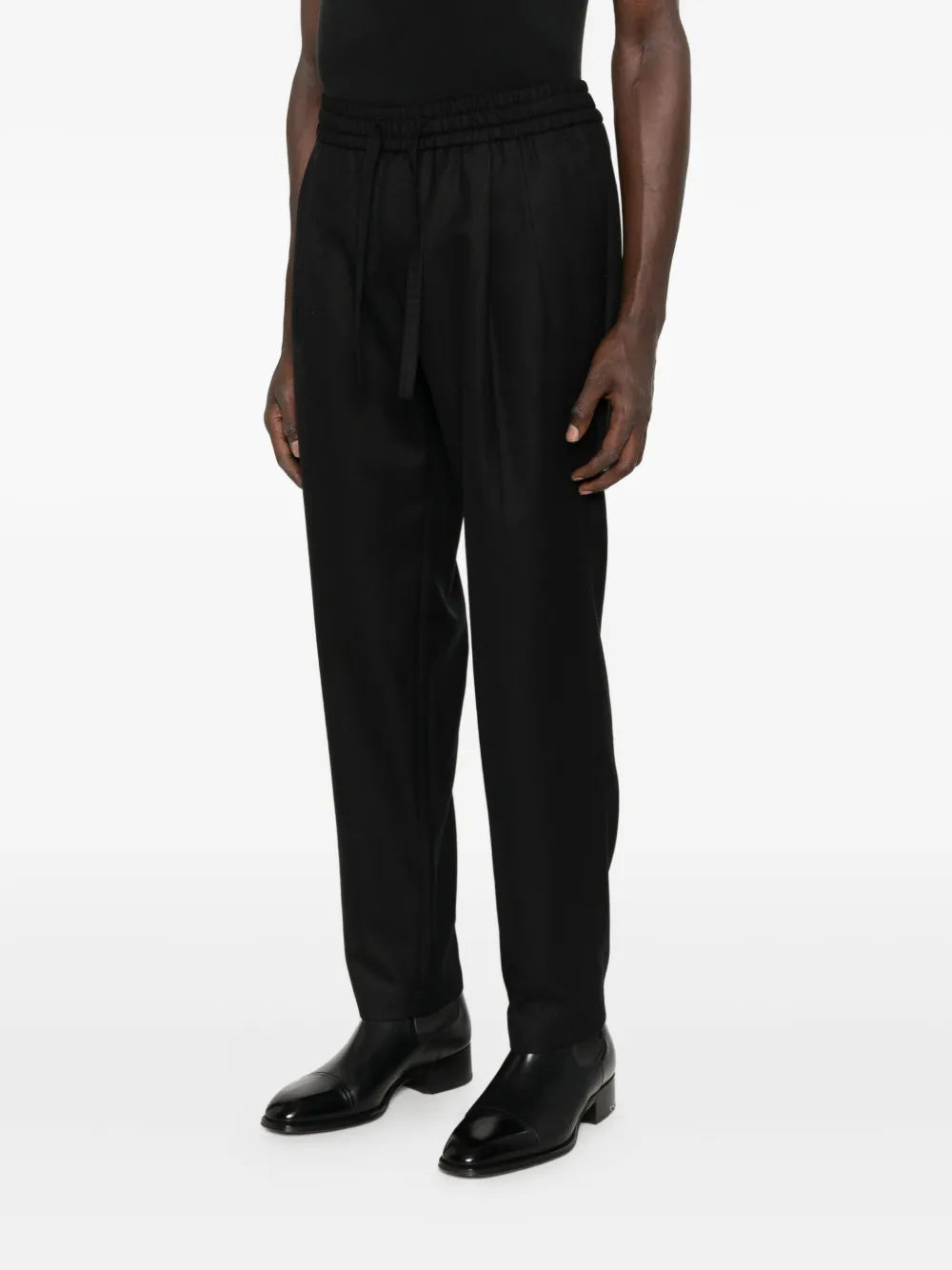 Elastic-waistband Trousers-DOLCE & GABBANA-Verso