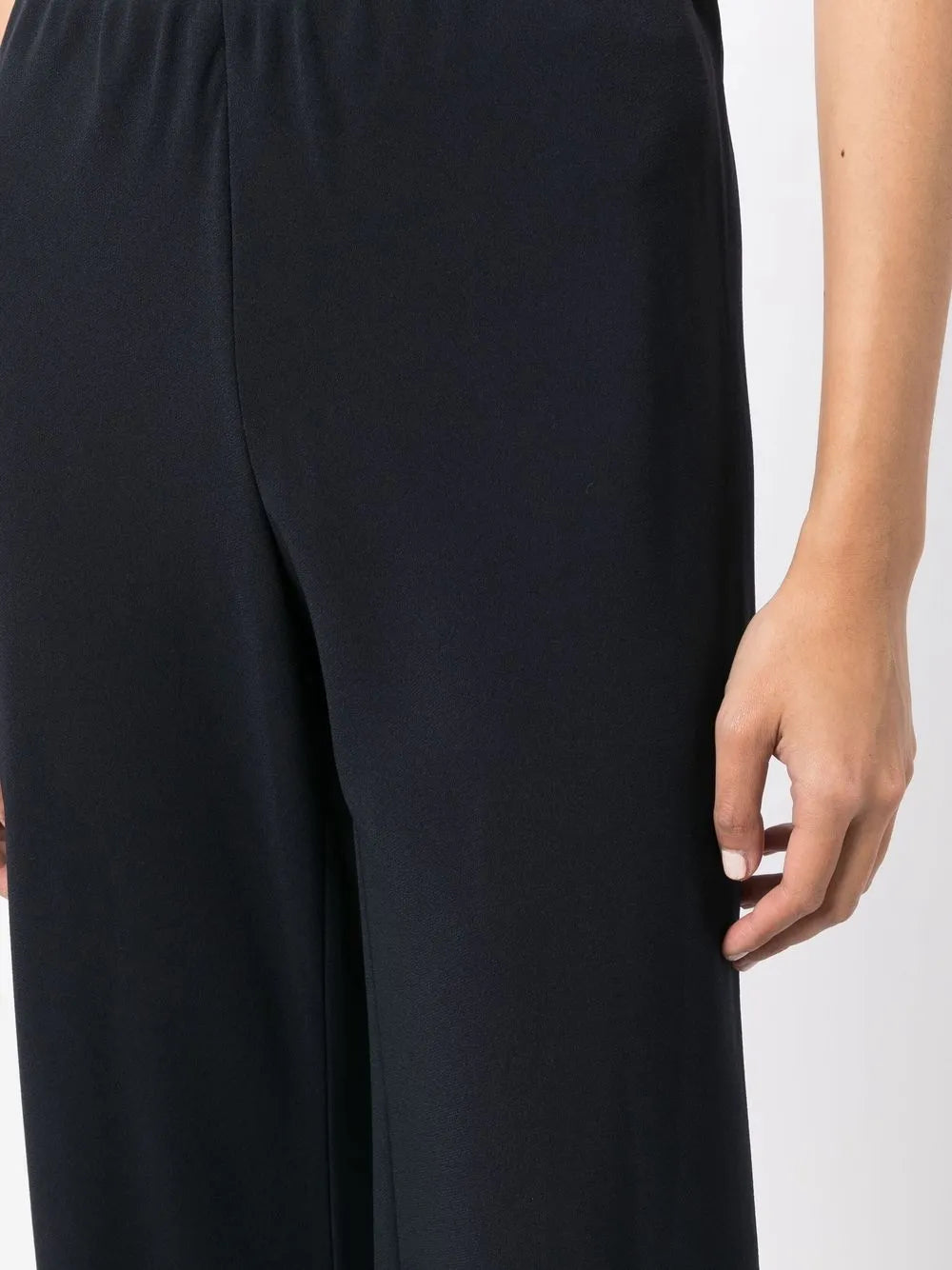 Elasticated high-waisted trousers-VINCE-Verso