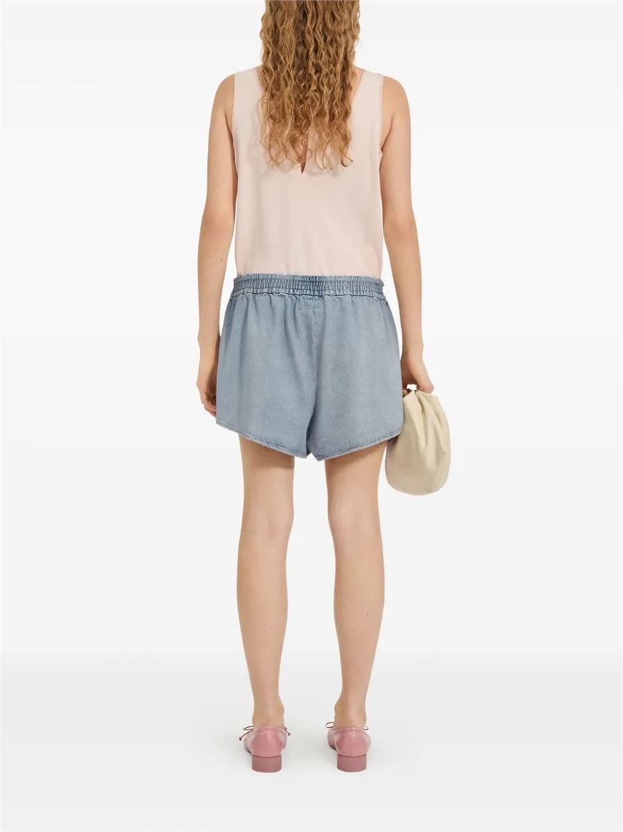 Elasticated-waist shorts-MM6-Verso