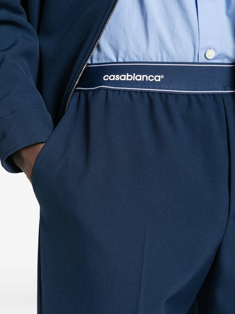 Elasticated waist trousers-CASABLANCA-Verso