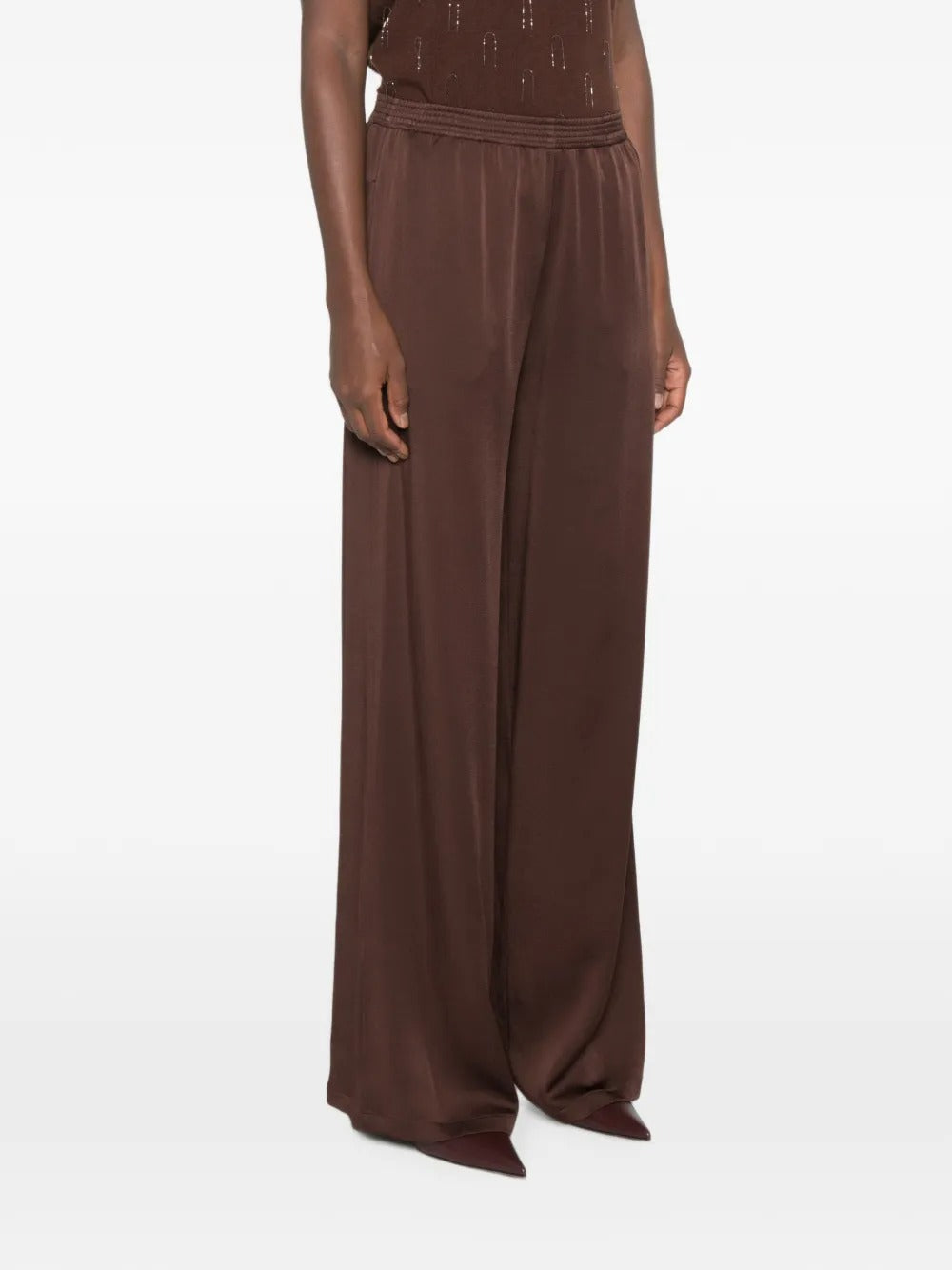 Elasticated-waist trousers-FABIANA FILIPPI-Verso