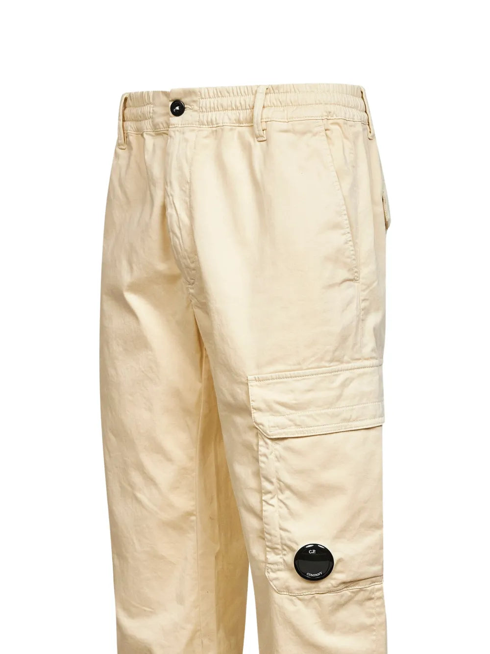Elasticated-waistband cargo pants-C.P. COMPANY-Verso