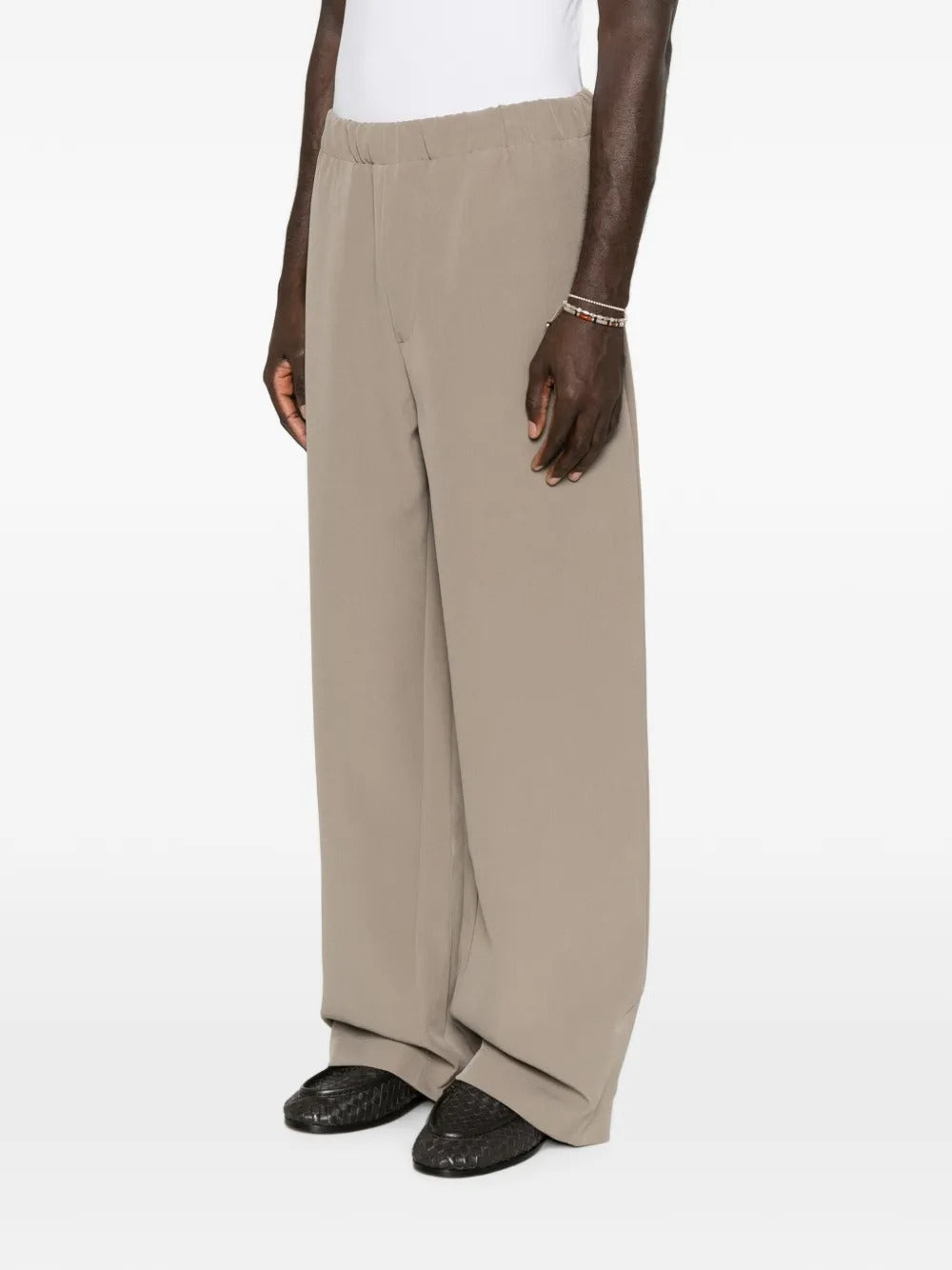Elasticated-waistband logo-patch trousers-AMIRI-Verso