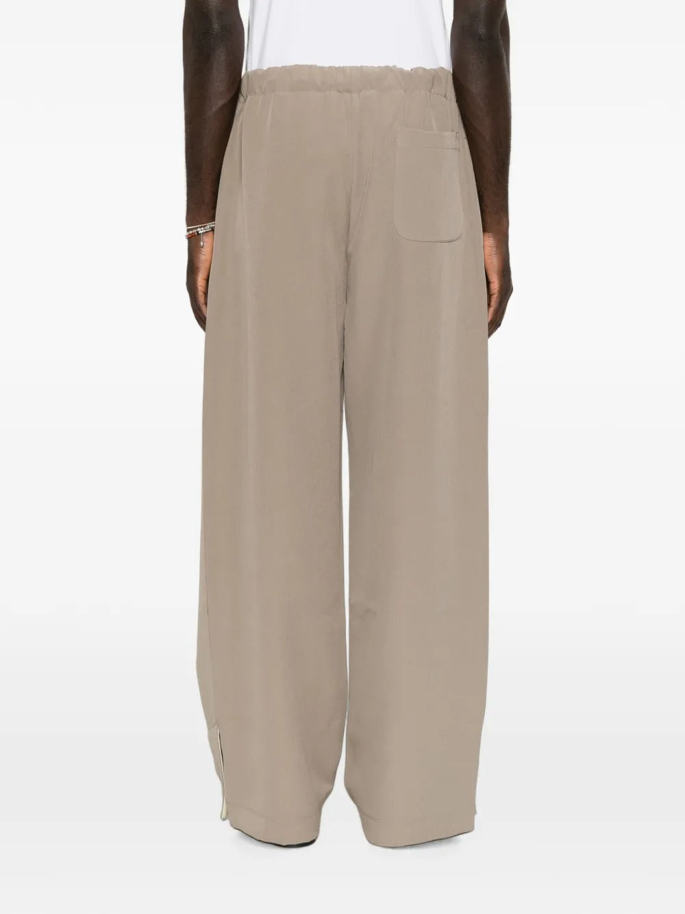 Elasticated-waistband logo-patch trousers-AMIRI-Verso