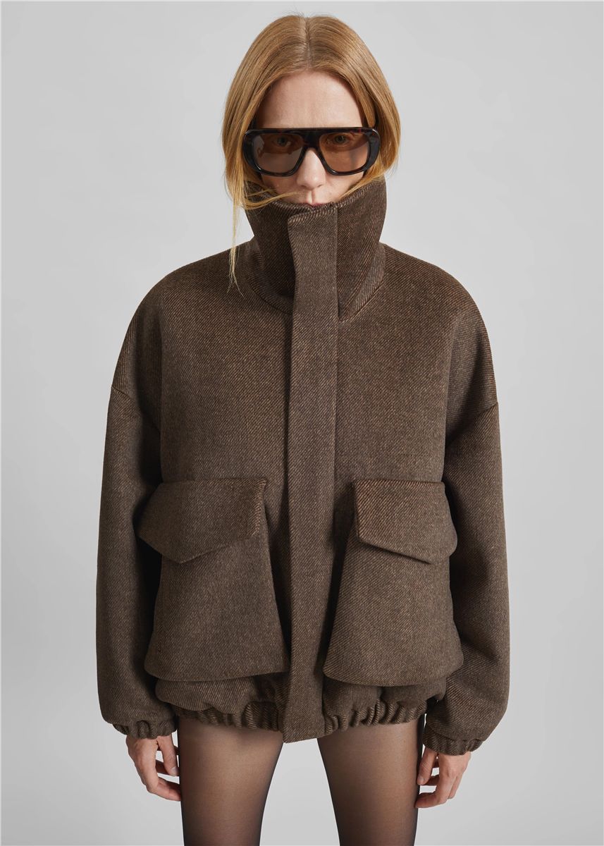 Elle Aviator Jacket-THE FRANKIE SHOP-Verso