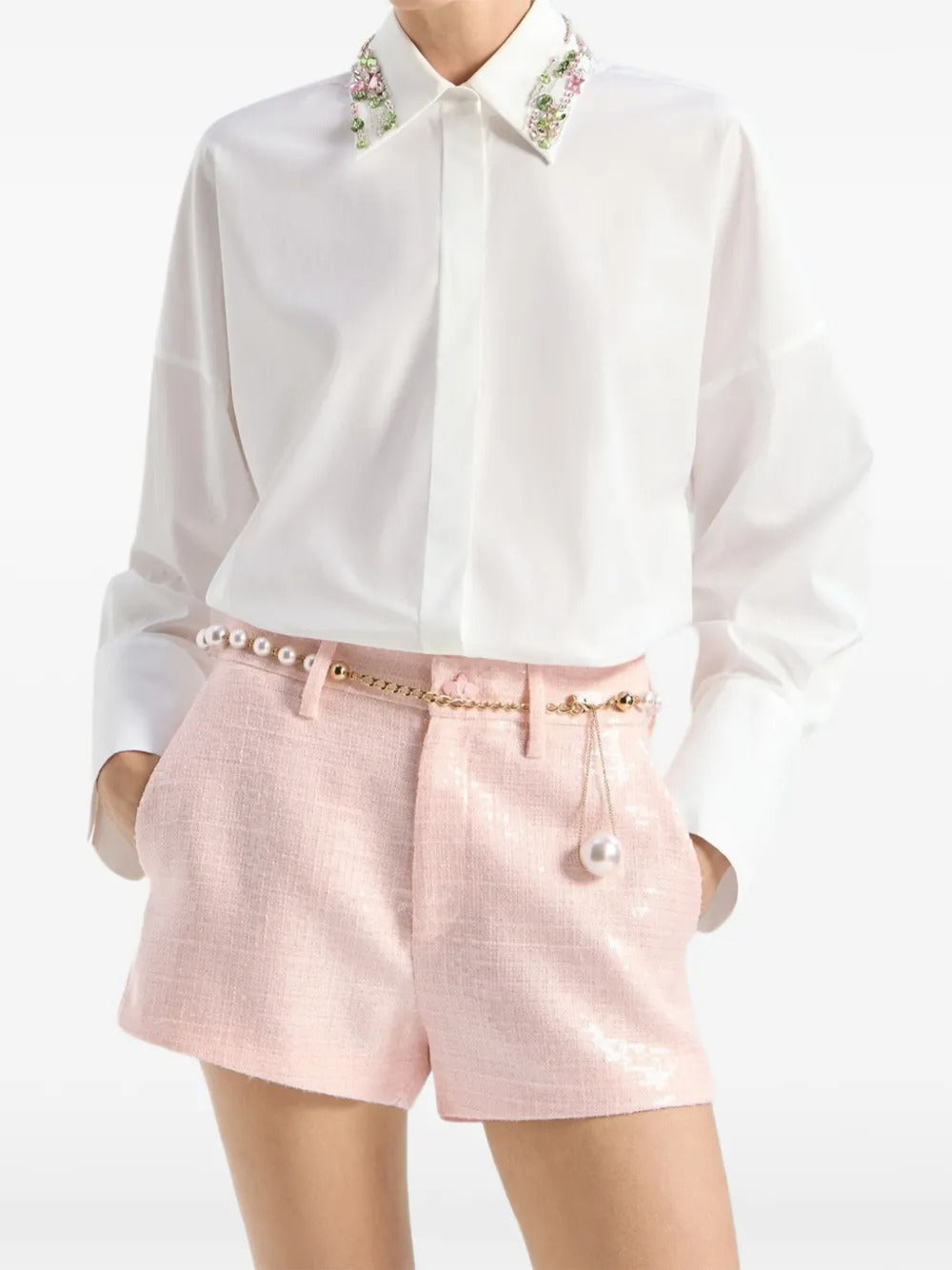 Embellished collar shirt-GENNY-Verso