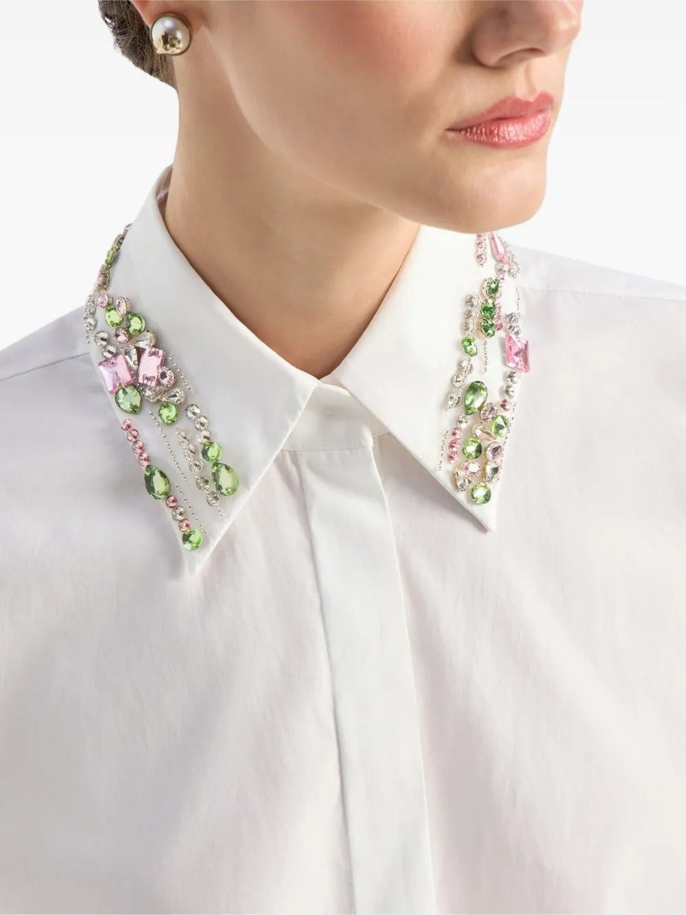 Embellished collar shirt-GENNY-Verso