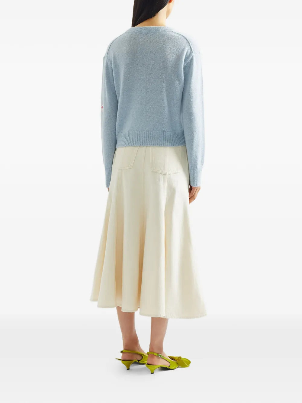 Embellished crew-neck sweater-ERDEM-Verso