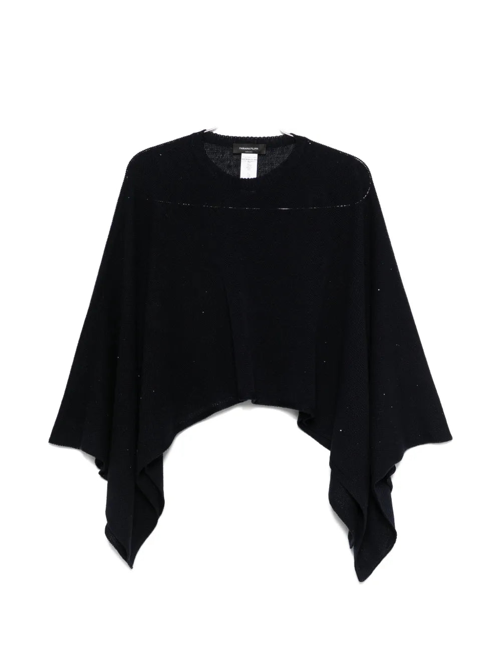 Embellished knit poncho-FABIANA FILIPPI-307500-TU-TU-Verso