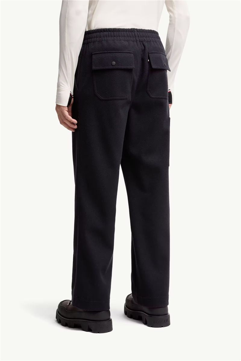 Embossed logo track pants-MONCLER-Verso